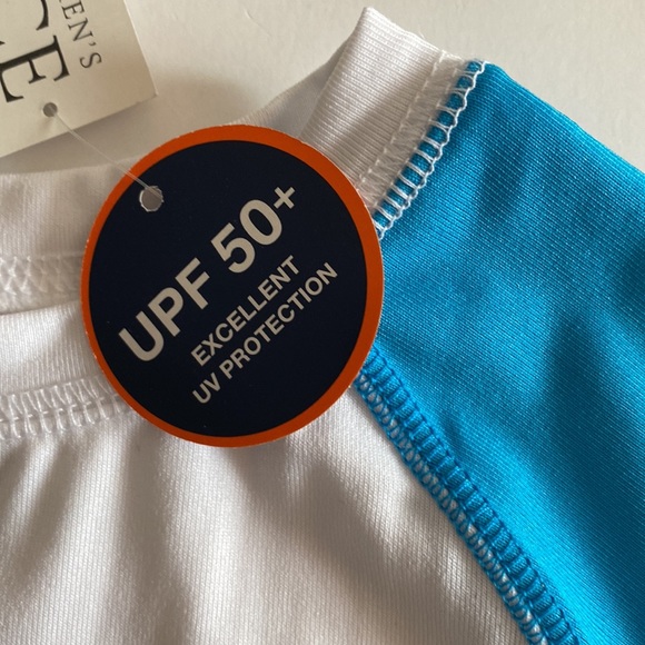 NWT The Children's Place White Rashguard UPF 50+ Surfer Dude size 18-24 Months - Picture 6 of 10